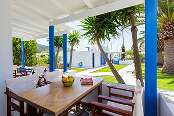 Large veranda with garden view