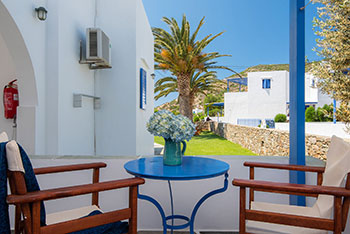 Veranda with garden view