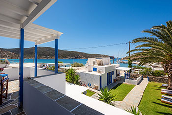 Vérandas avec vue sur la mer à Sifnos